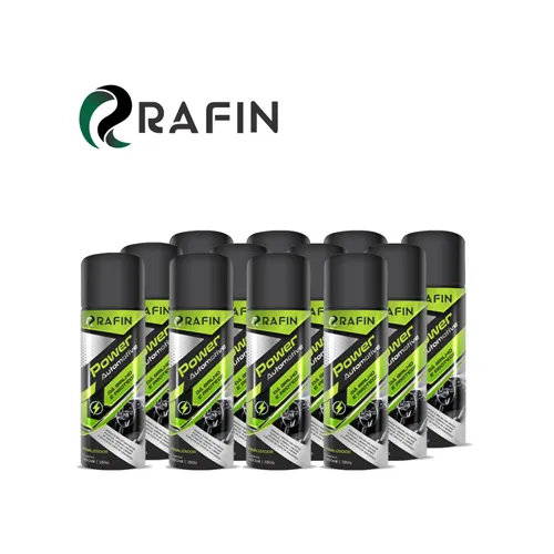 Kit 12 Silicone Spray Lubrificante Automotivo 300ml Rafin