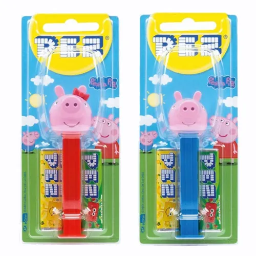 Pastilha PEZ Blister 1 +3 Peppa Pig Unidade