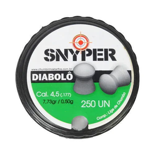 Chumbinho Diabolo Snyper 4.5mm - C/ 250un