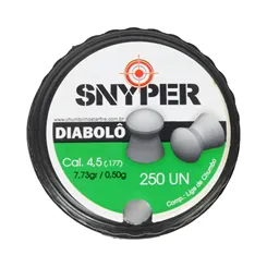 Chumbinho Diabolo Snyper 4.5mm - C/ 250un