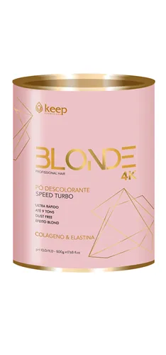 PÓ DESCOLORANTE SPEED TURBO 4K 500G - KEEP COSMÉTICOS