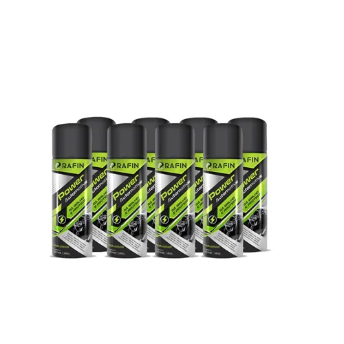 Kit 8 Silicone Spray Lubrificante Automotivo 300ml Rafin