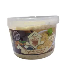Farofa de Mandioca e Proteína de Soja 300g - Casa da Farofa