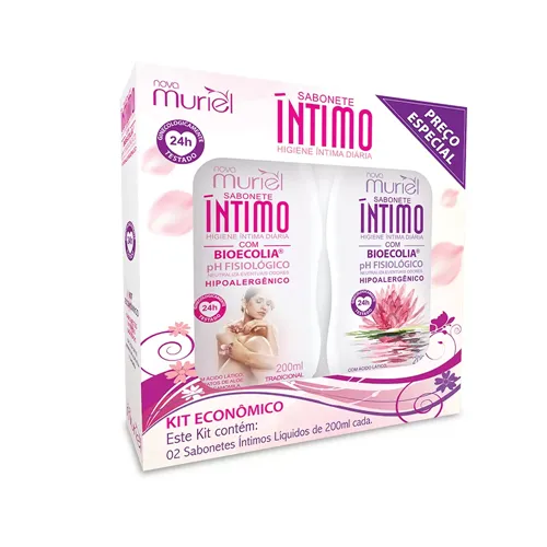 Kit Sabonete Íntimo Tradicional + Floral 200ml