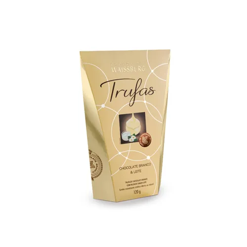 Trufa Weissburg Chocolate Branco C/Recheio De Leite 120g
