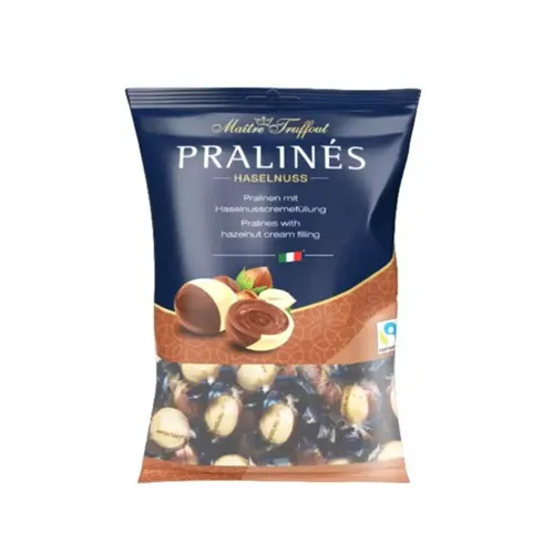 Bombons com Creme de Avelãs 125g - Maitre Truffout