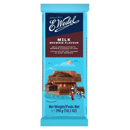 Barra E.Wedel Chocolate ao Leite C/ Brownie 290g
