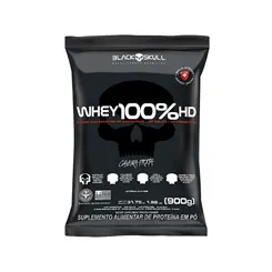 Refil Whey 100% HD Chocolate 900g - Blackskull