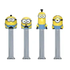 Pastilha PEZ Blister 1 +3 Minions Unidade