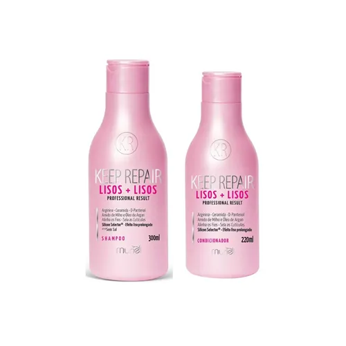 Kit Shampoo e Condicionador Keep Repair Lisos+Lisos