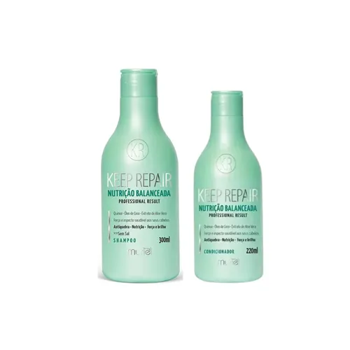 Kit Shampoo e Condicionador Keep Repair nutrição balanceada