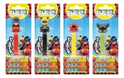 Pastilha PEZ Blister 1 +3 Miraculous Unidade