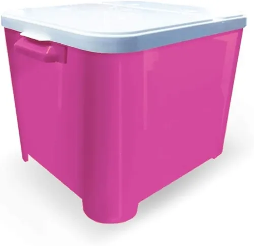 Container Para Ração 15 Kg (Rosa) - Furacão Pet