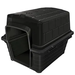 Casinha Plástica Furacão Pet Iglu Nº 1,0 (Raças Pequenas) - Black