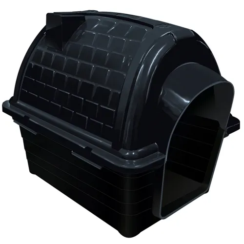 Casinha Plástica Furacão Pet Iglu Nº 6,0 - Black