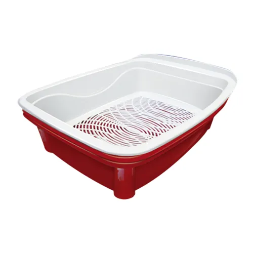 Banheira Gato Classic Plus Furacão Pet - Vermelha