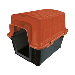 Casinha Plástica Furacão Pet Iglu Nº 1,0 (Raças Pequenas) - Vermelha