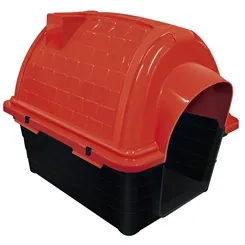 Casinha Plástica Furacão Pet Iglu Nº 2,0 - Vermelha
