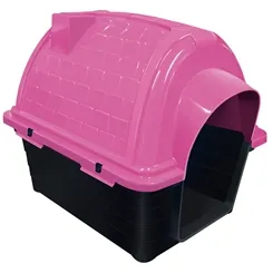 Casinha Plástica Furacão Pet Iglu Nº 6,0 - Rosa