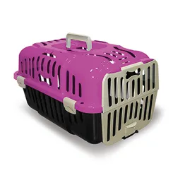 Caixa de Transporte Joy Furacão Pet Nº 1 - Rosa