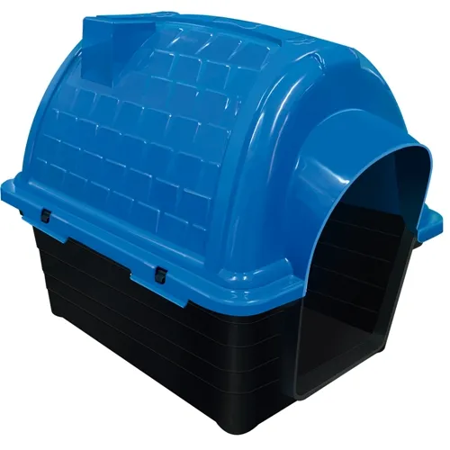 Casinha Plástica Furacão Pet Iglu Nº 2,0 - Azul