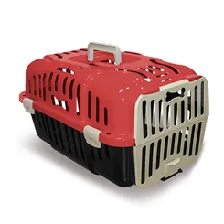 Caixa de Transporte Joy Furacão Pet Nº 1 - Vermelha