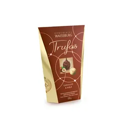 Trufa Weissburg Chocolate 36% c/Recheio Avelã 120g