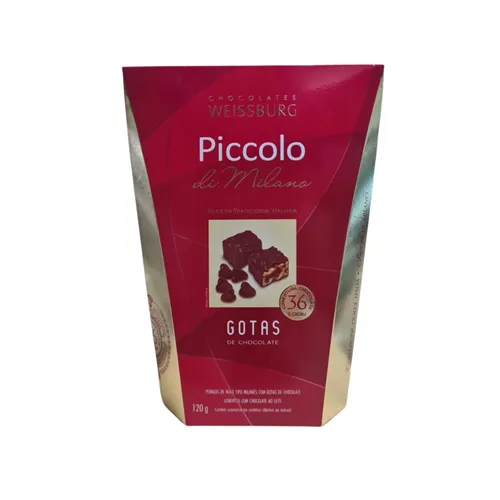 Bolo Chocolate ao Leite Piccolo Di Milano Weissburg 120 G