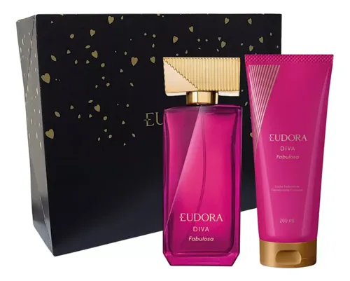 Kit diva fabulosa + loção Eudora
