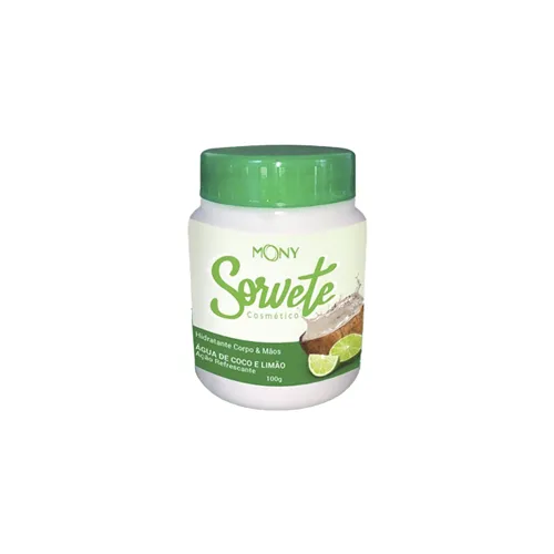Sorvete Hidratante Corpo & Mãos Água de Coco e Limão 100 G