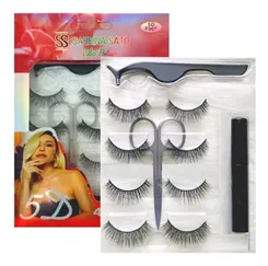 Cilios Postiços Sabrina Sato 4 pares 5D