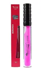 Batom Gloss Latex Brilhante Morango Cor 13 - Max Love
