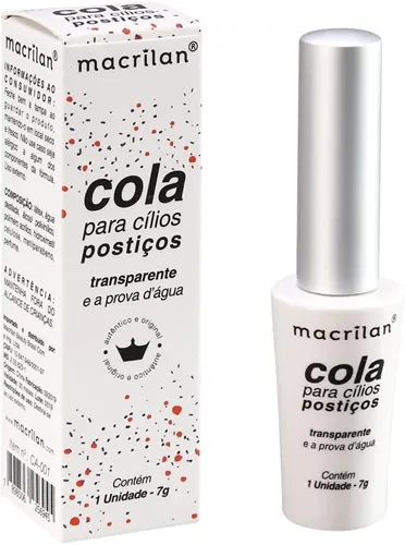 Cola Para Cílios Postiços Transparente Macrilan  Ca-001