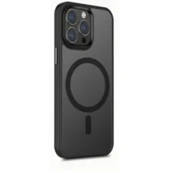 Capinha Protetora Preta Case de Indução Iphone 15 Pro 6.1