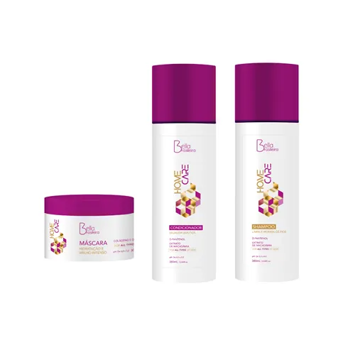 Kit Home Care Bella Brasileira Limpa e Hidrata
