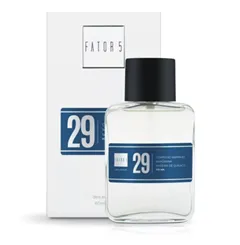 Perfume Masculino Fator 5 Nº 29 60ml - Complexo Marinho, Mandarina, Madeira de Guáiaco
