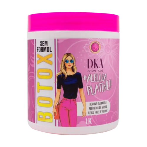 Botox Com matizador Azul/Violeta 1 KG Sem Formol Dka Cosméticos
