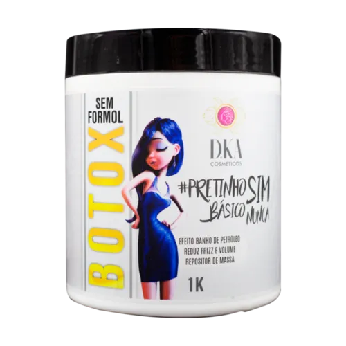 Botox Sem Formol 1KG Banho De Petróleo - Pretinho Sim Básico Nunca DKA