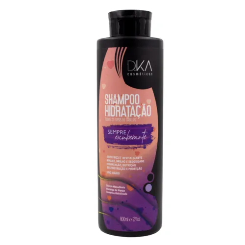 Shampoo Hidratação sempre exuberante DKA Cosméticos 800ml
