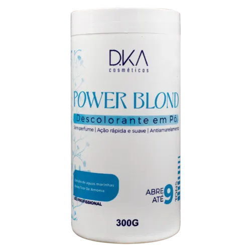 Pó Descolorante Antiamarelamento Power Blond DKA Cosméticos 300gr