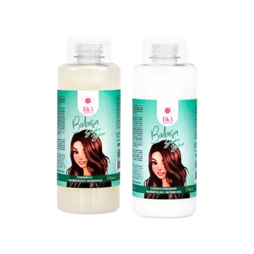 Kit Shampoo E Condicionador Babosa Hidratação Dka Cosméticos 500ml