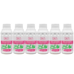Kit 6 Aguas Oxigenadas Colore e Descolore Iluminada 06 Volumes DKA Cosméticos 90ml